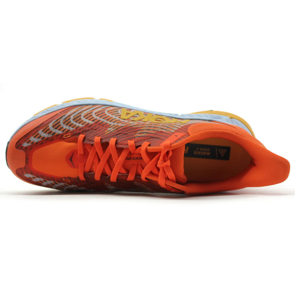 Hoka One One Mafate Speed 4 Textile Synthetic Mens Trainers#color_puffins bill summer song