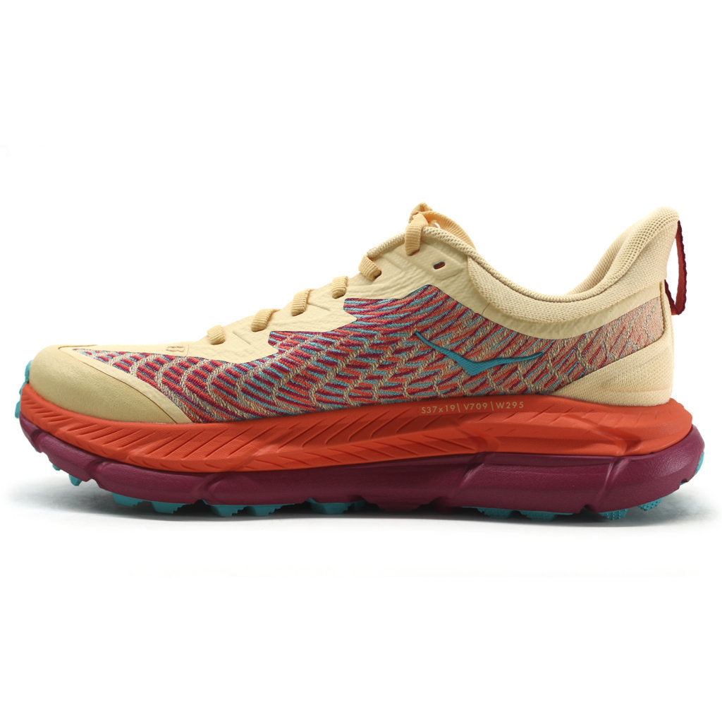 Hoka One One Mafate Speed 4 Textile Synthetic Mens Trainers#color_impala flame