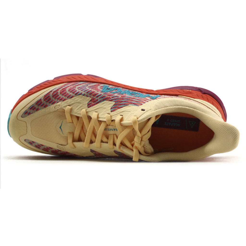 Hoka One One Mafate Speed 4 Textile Synthetic Mens Trainers#color_impala flame