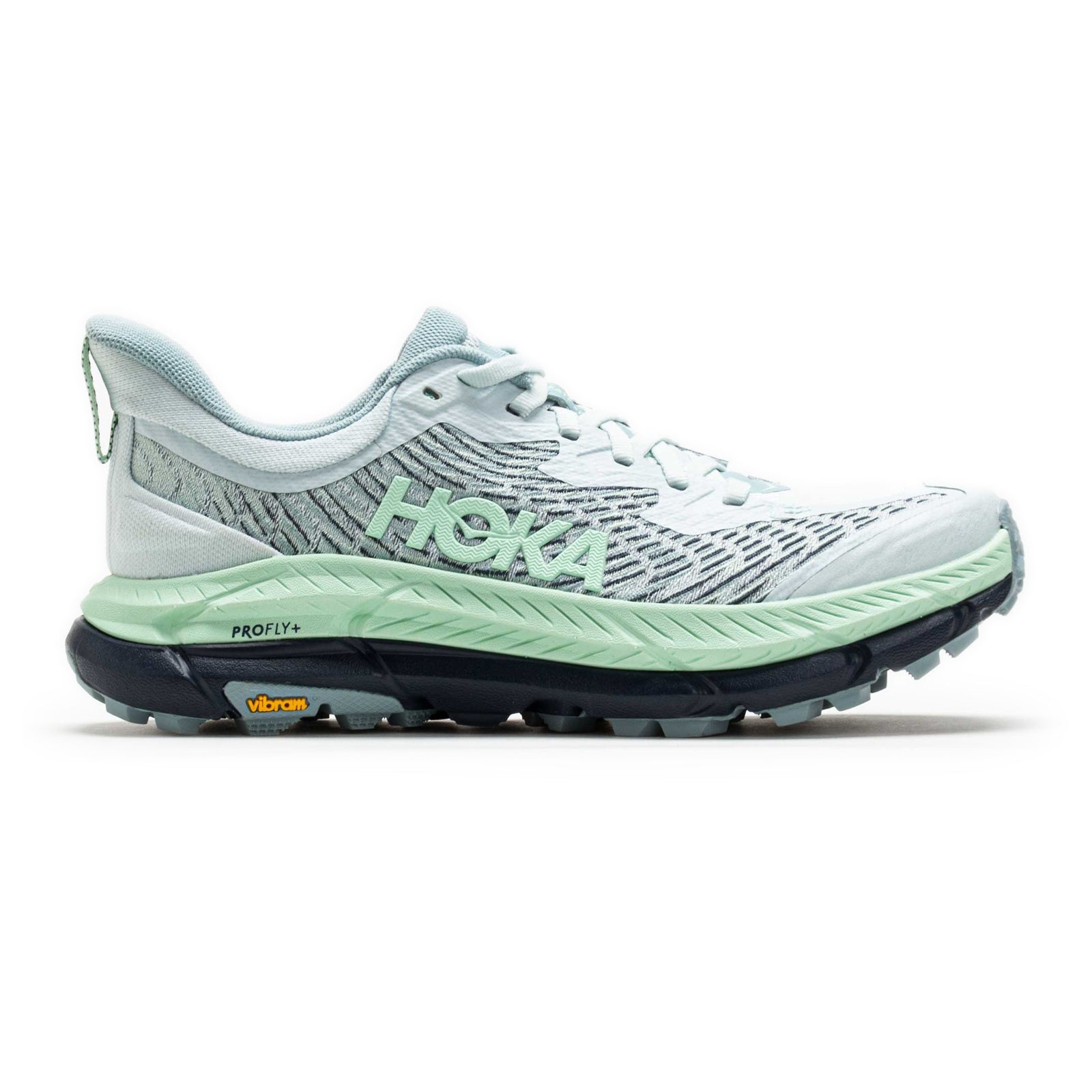 Hoka Mafate Speed 4 Textile Synthetic Womens Trainers#color_droplet mint fluorite