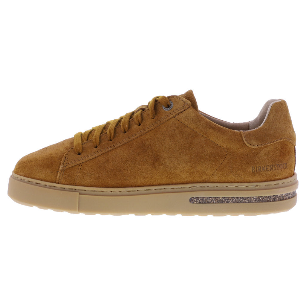 Birkenstock Bend Low Suede Leather Unisex Trainers#color_mink