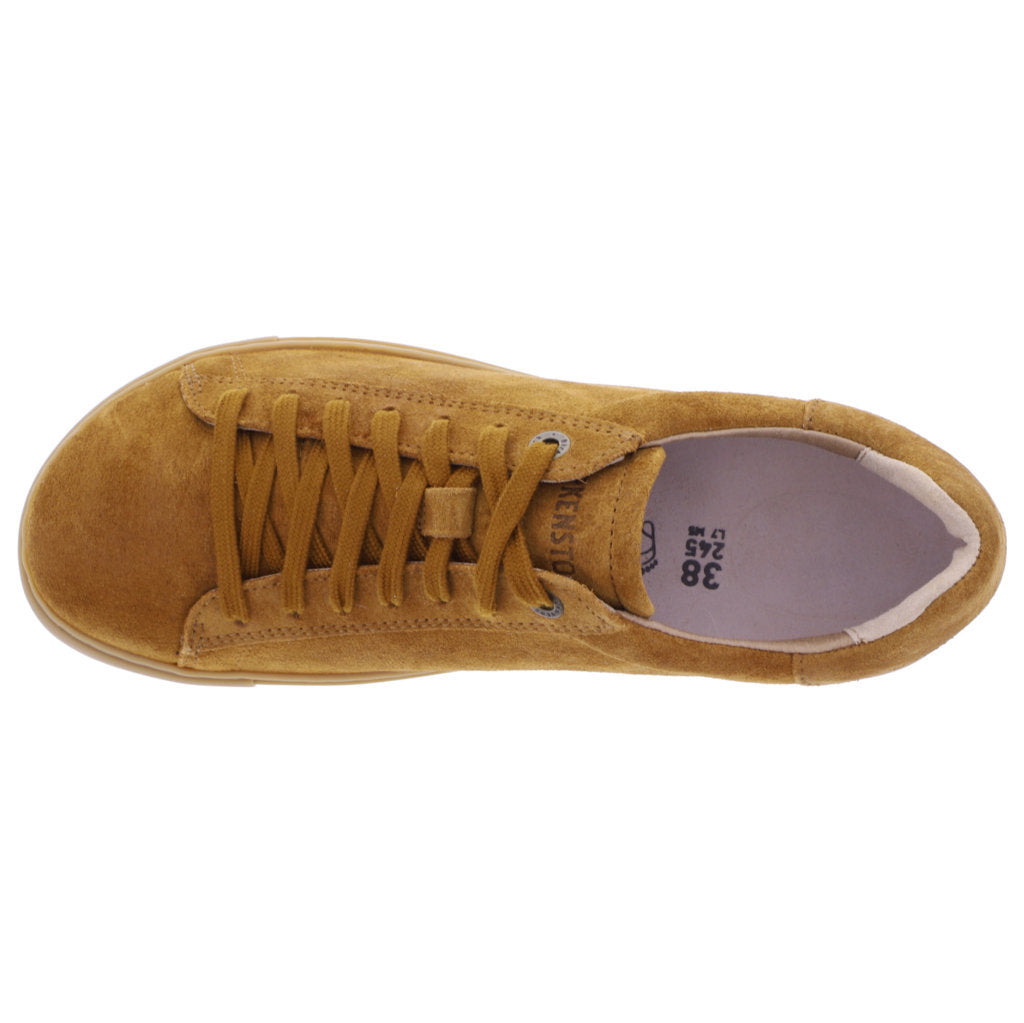 Birkenstock Bend Low Suede Leather Unisex Trainers#color_mink