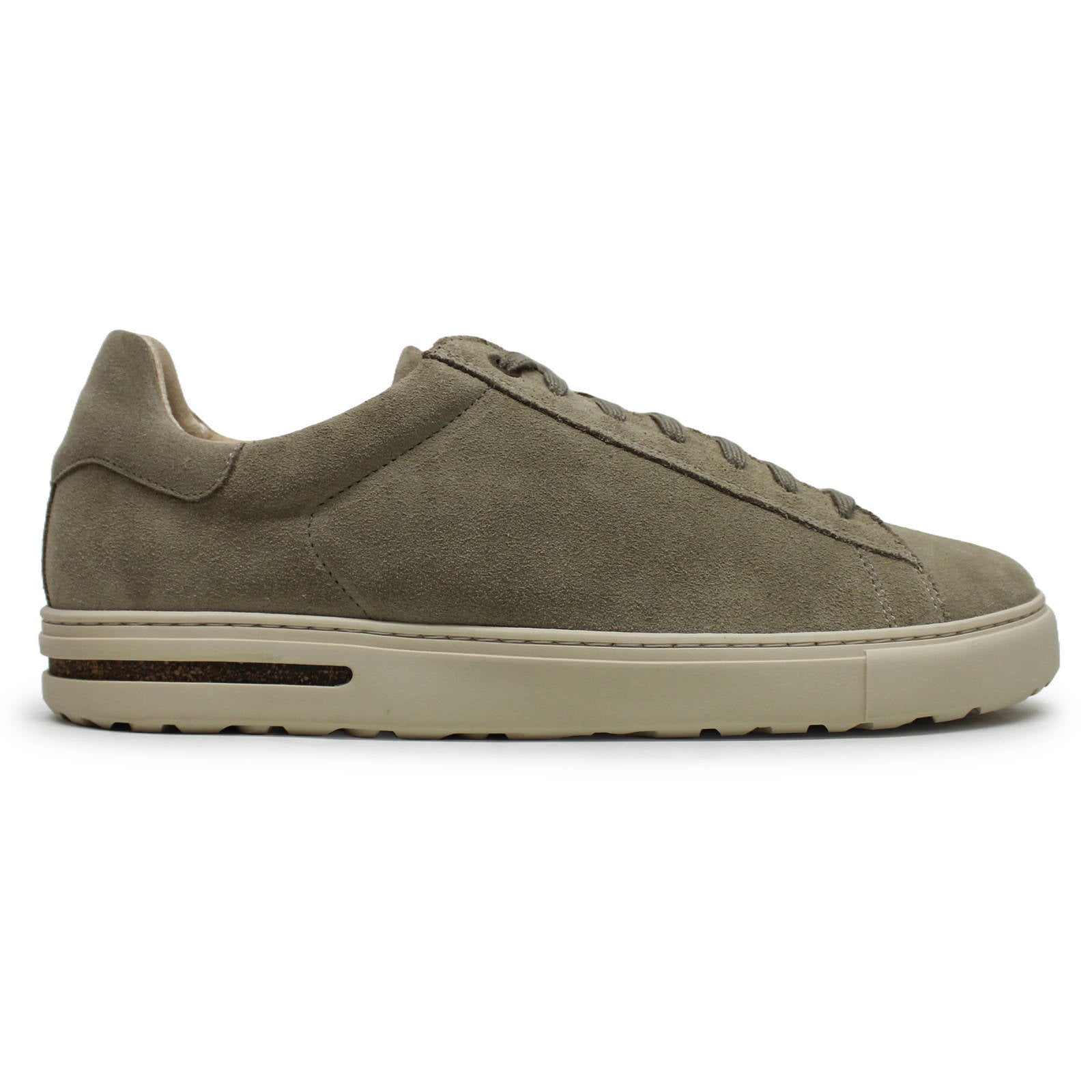 Birkenstock Bend Low Suede Leather Unisex Trainers#color_Taupe