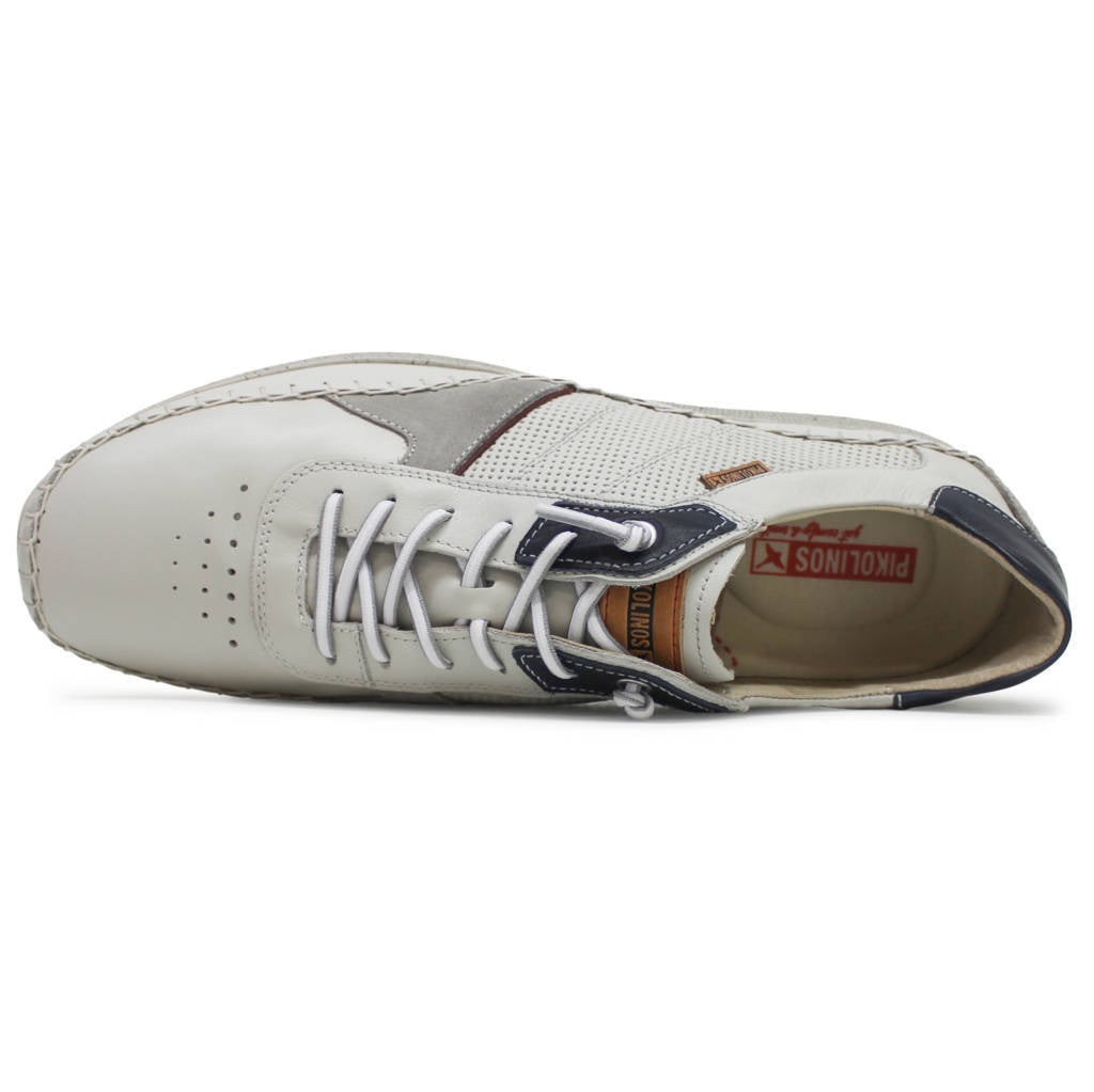 Pikolinos Fuencarral M4U-6113C1 Leather Mens Trainers#color_espuma