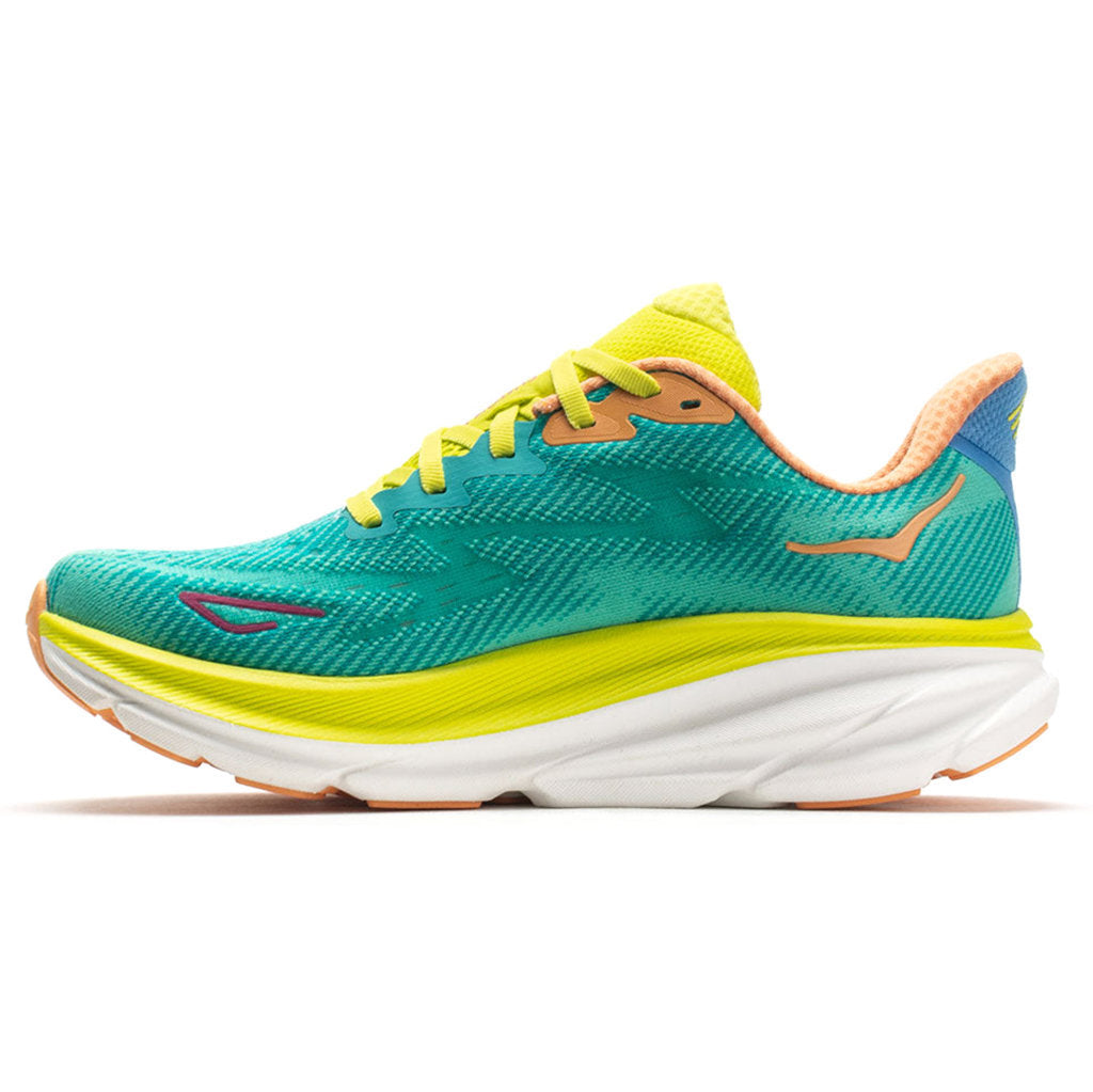 Hoka One One Clifton 9 Textile Mens Trainers#color_ceramic evening primrose