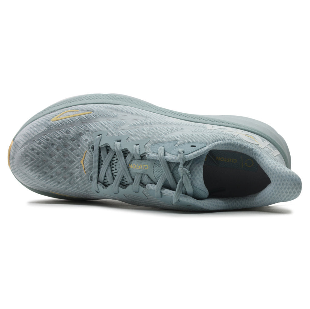 Hoka One One Clifton 9 Textile Mens Trainers#color_cloud blue ice flow