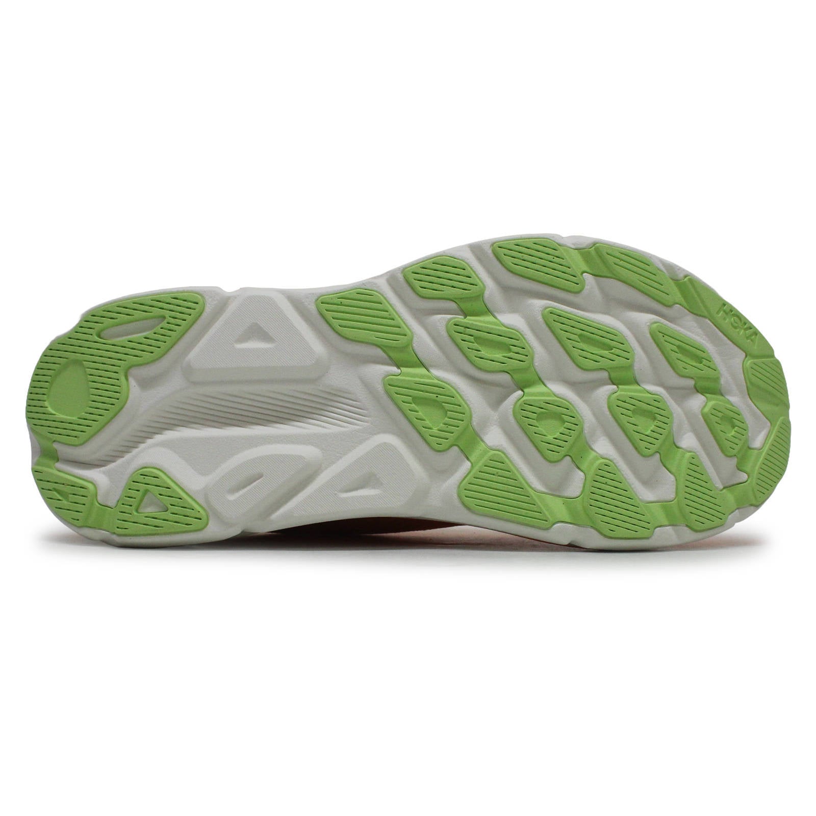 Hoka One One Clifton 9 Textile Mens Trainers#color_Solar Flare Lettuce