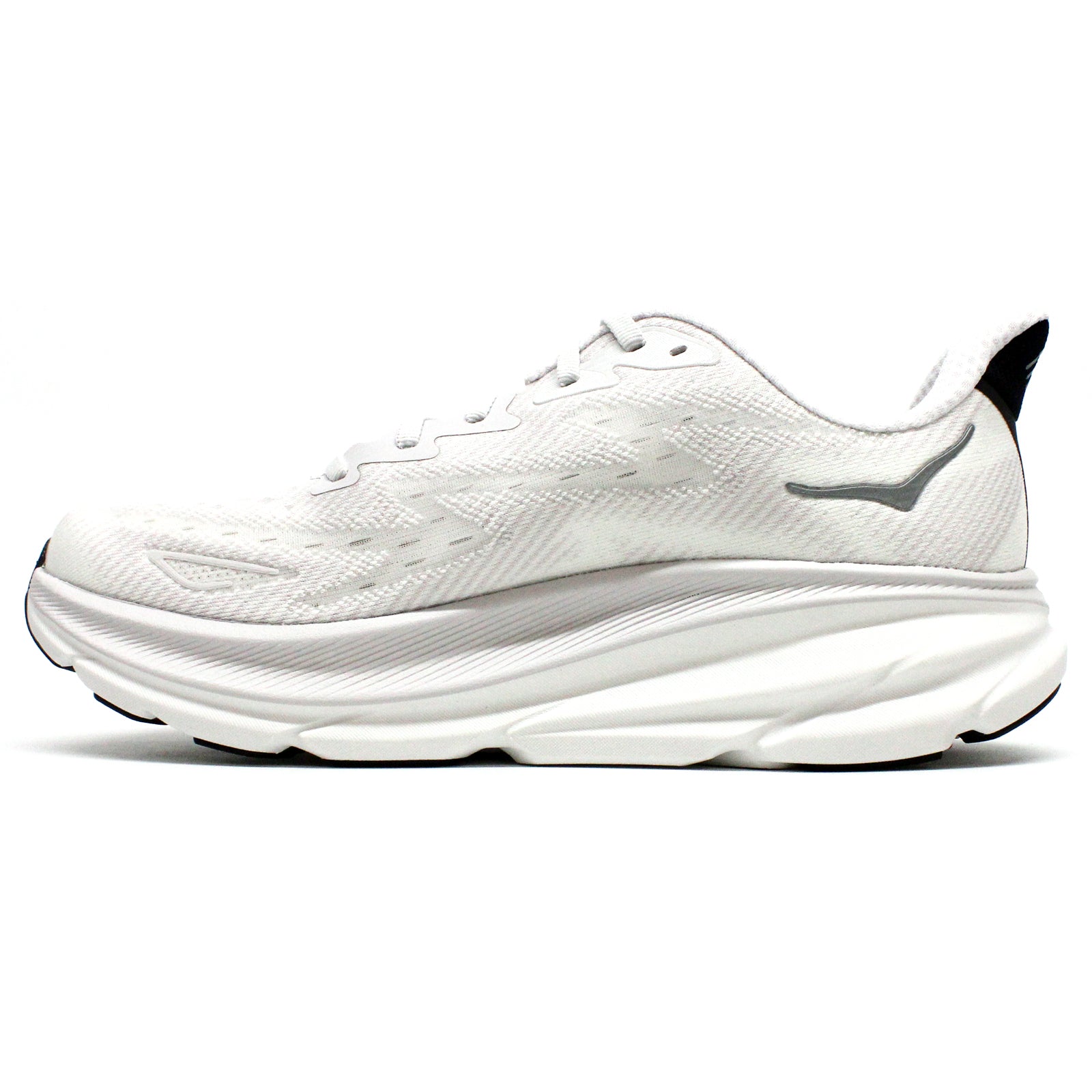 Hoka Clifton 9 Textile Mens Trainers#color_nimbus cloud steel wool