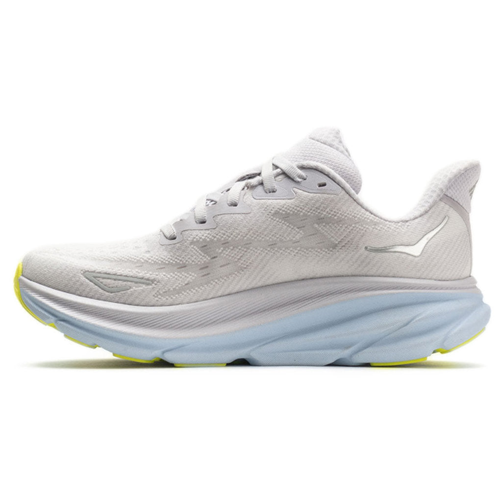 Hoka One One Clifton 9 Textile Womens Trainers#color_nimbus cloud ice water