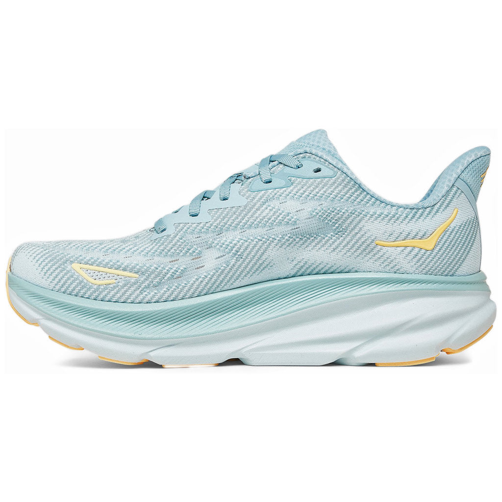 Hoka One One Clifton 9 Textile Womens Trainers#color_cloud blue ice flow