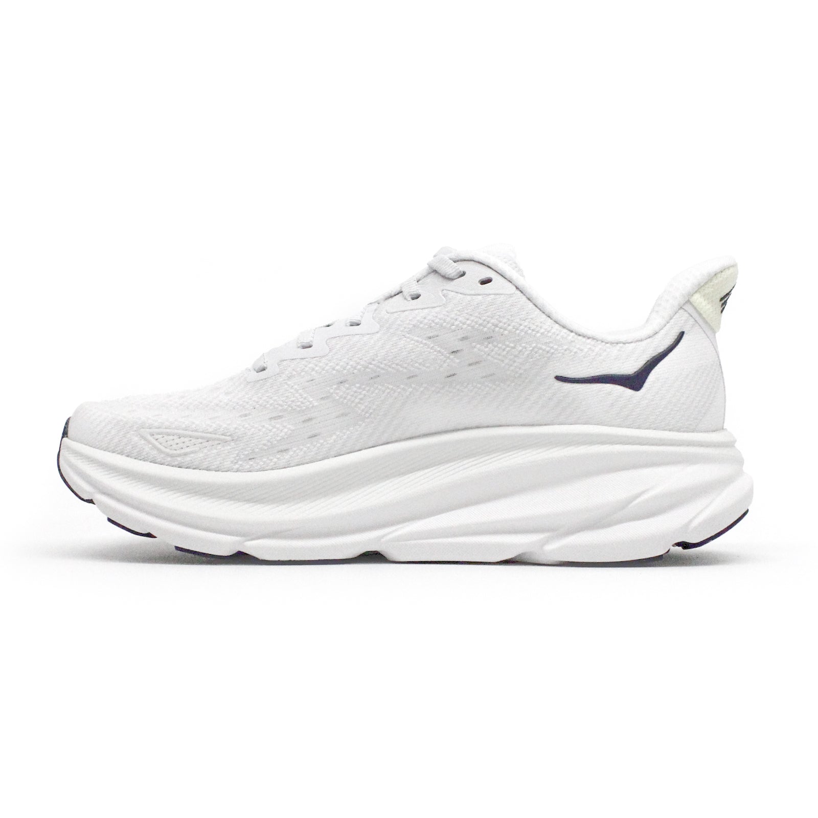 Hoka Clifton 9 Textile Womens Trainers#color_cosmic grey white