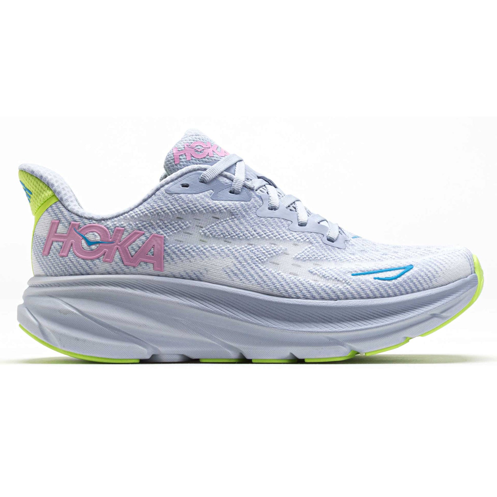 Hoka Clifton 9 Mesh Women's Running Shoes#color_gull sea ice