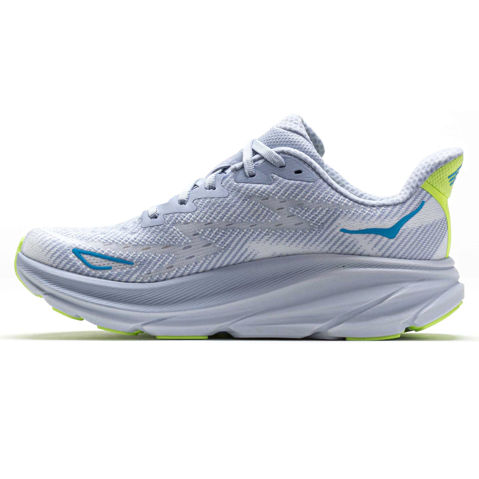 Hoka Clifton 9 Mesh Women's Running Shoes#color_gull sea ice