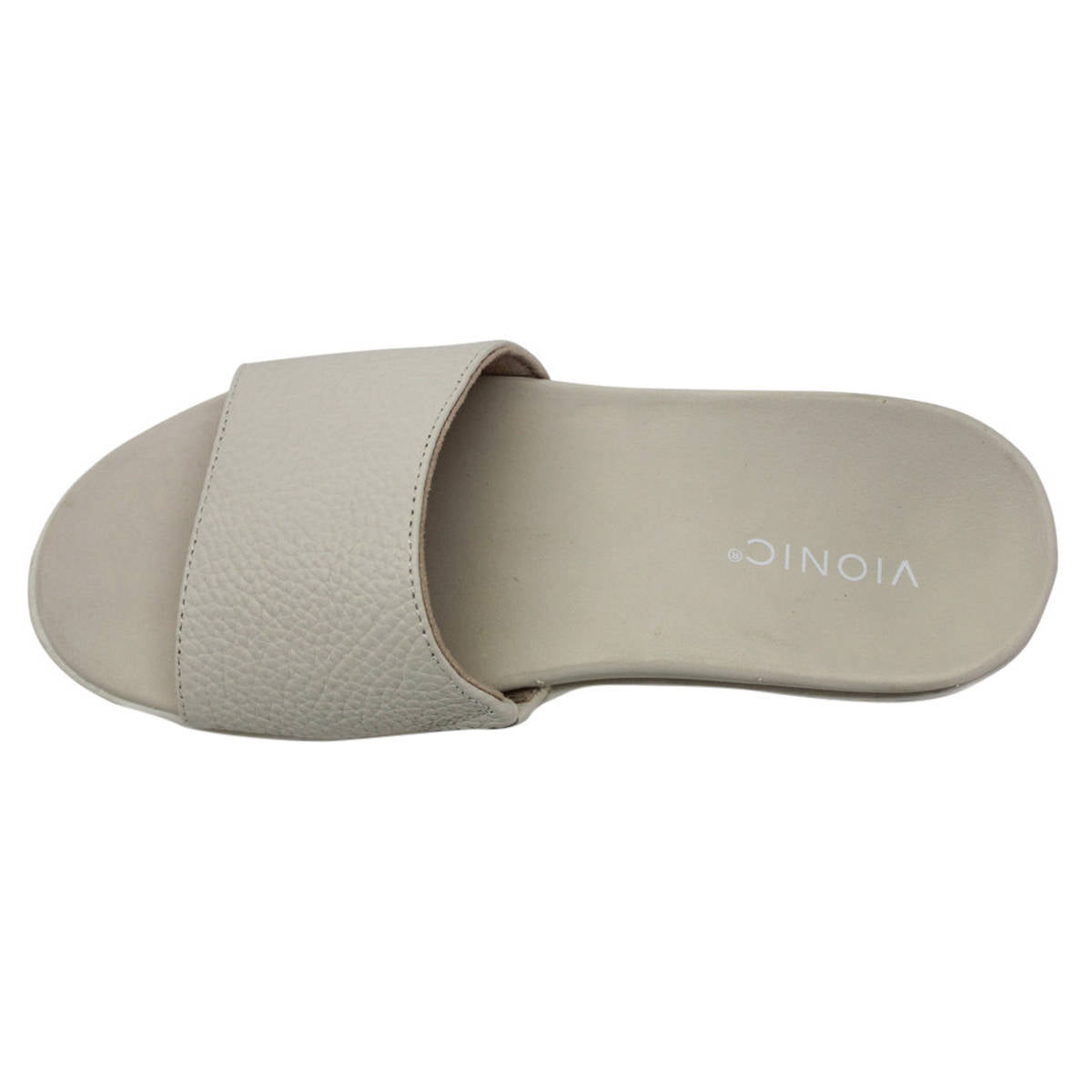 Vionic Val Leather Womens Sandals#color_cream