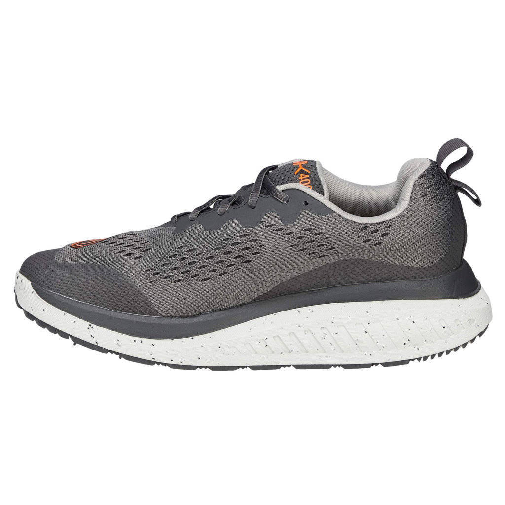 Keen WK400 Textile Mens Trainers#color_steel grey scarlet ibis