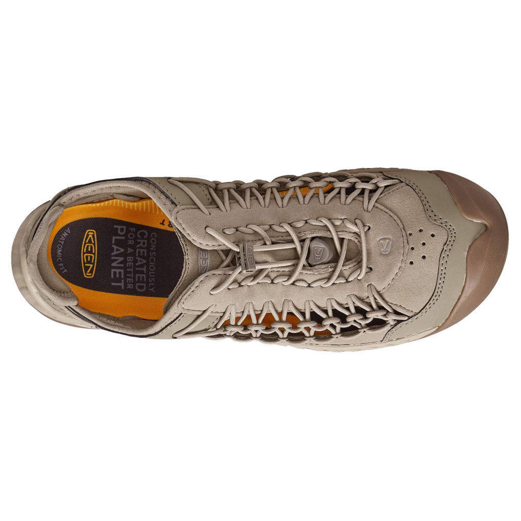 Keen Uneek Nxis Textile Synthetic Mens Shoes#color_timberwolf plaza taupe