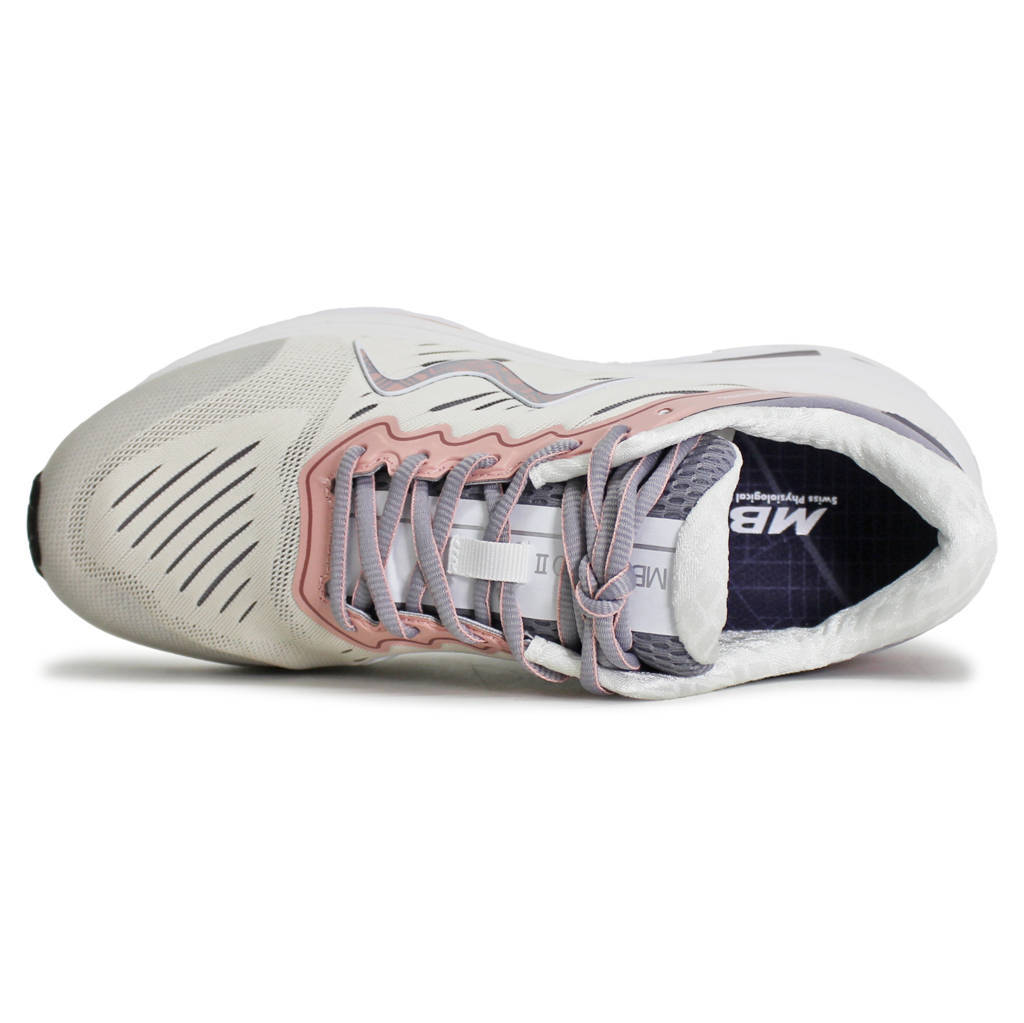 MBT 2000 II Leather Textile Womens Trainers#color_ivory peach