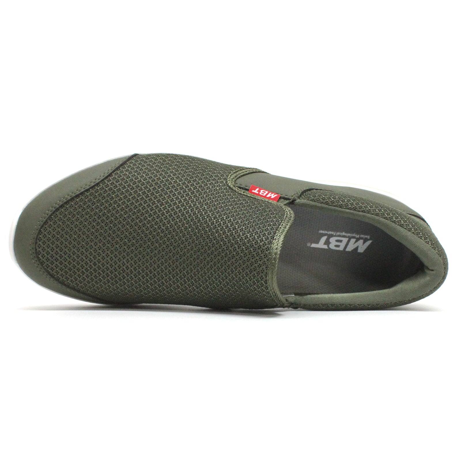 MBT Modena III Leather Textile Mens Shoes#color_army green