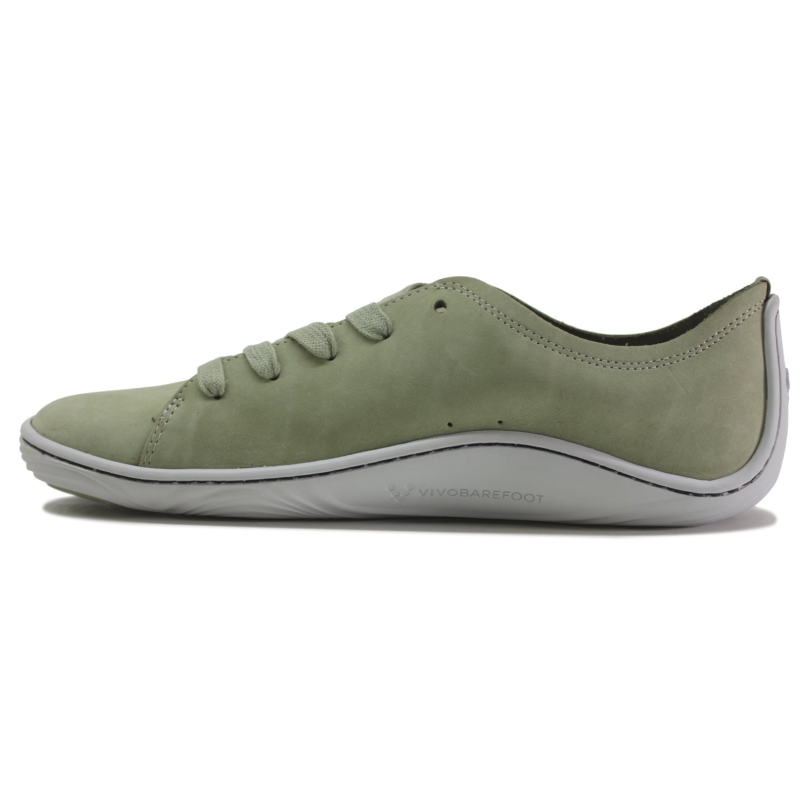 Vivobarefoot Addis Lewa 302027-01 Leather Mens Trainers - Sage - 41#color_sage