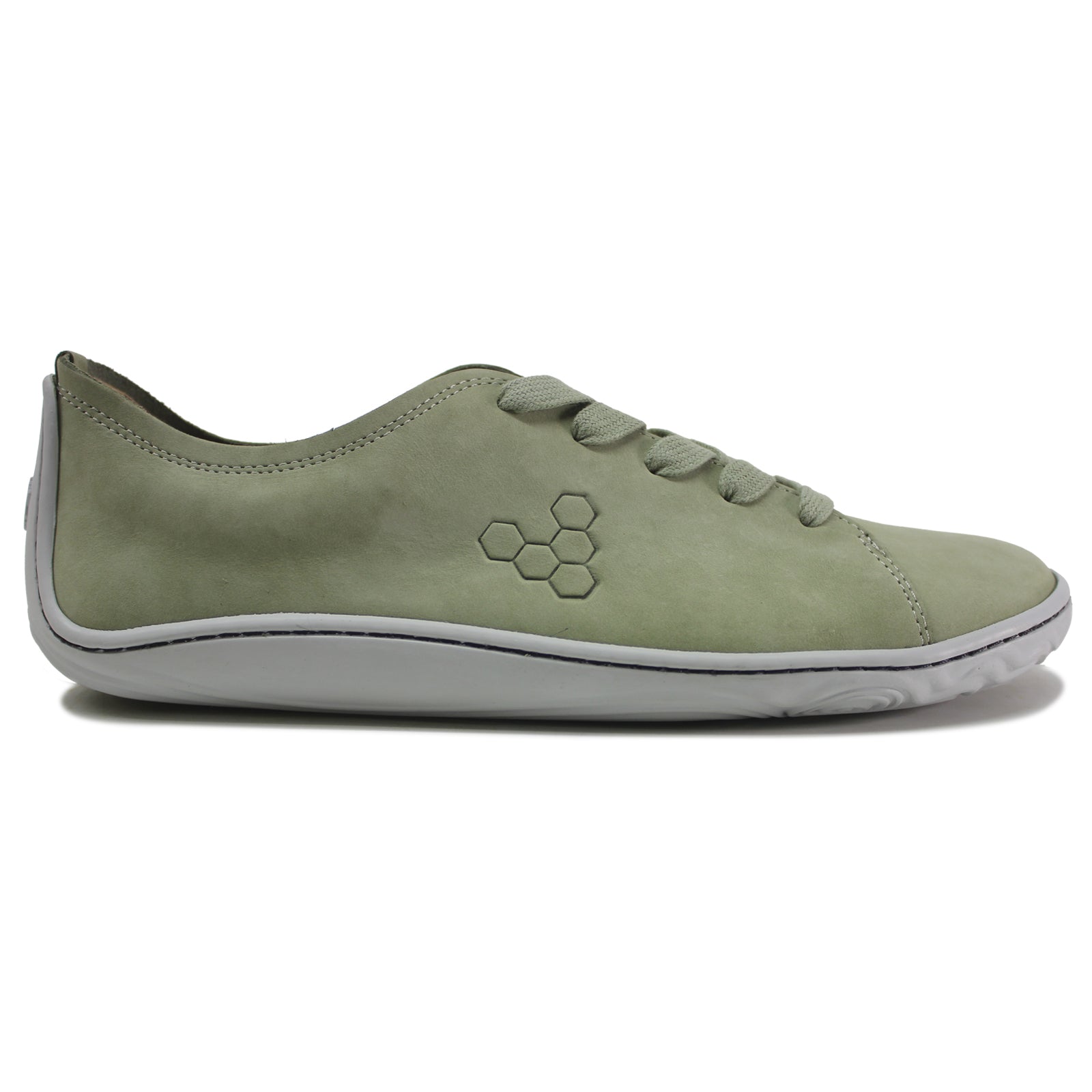 Vivobarefoot Addis Lewa 202027-01 Leather Womens Trainers - Sage - 37#color_sage