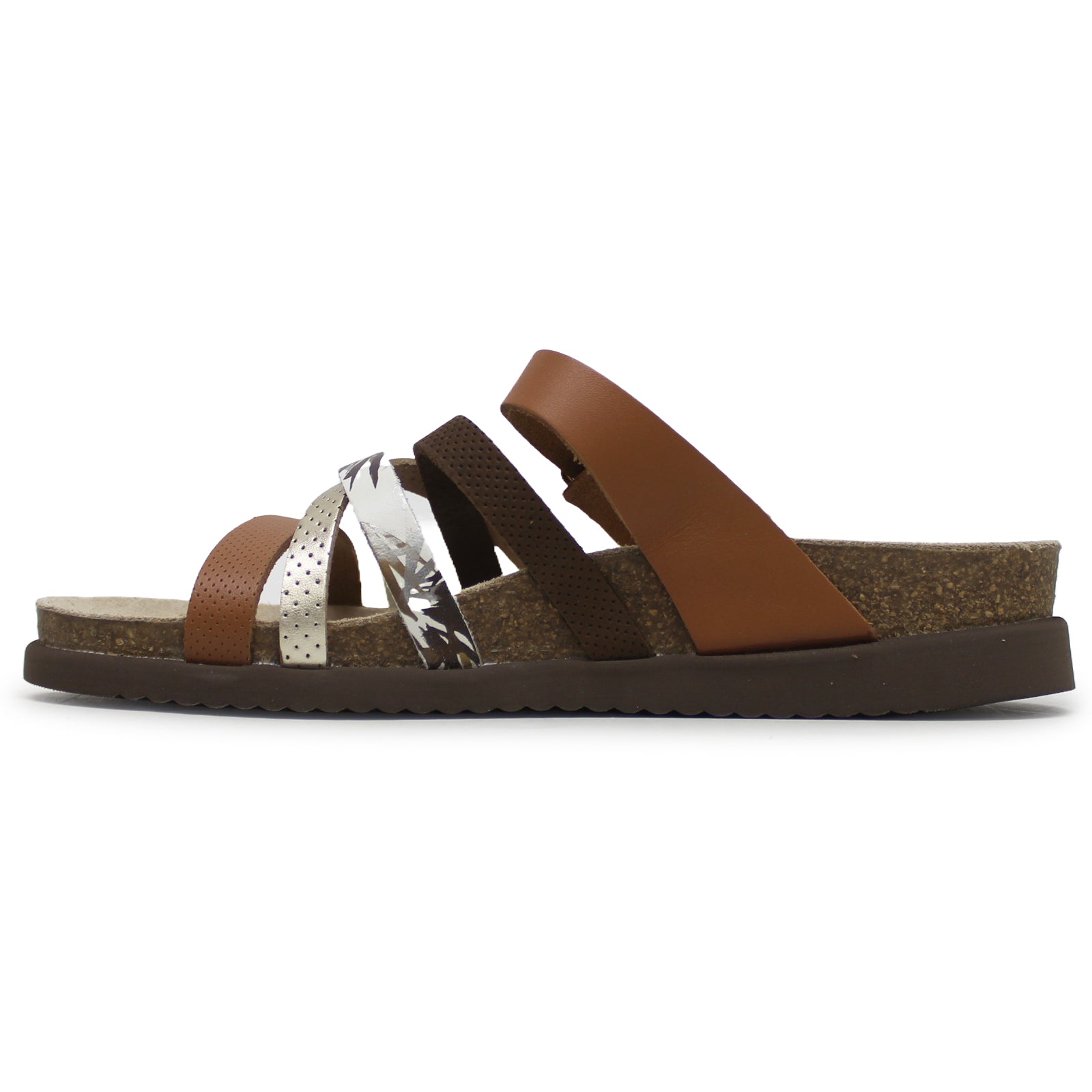 Mephisto Huleda Smooth Leather Womens Sandals#color_camel