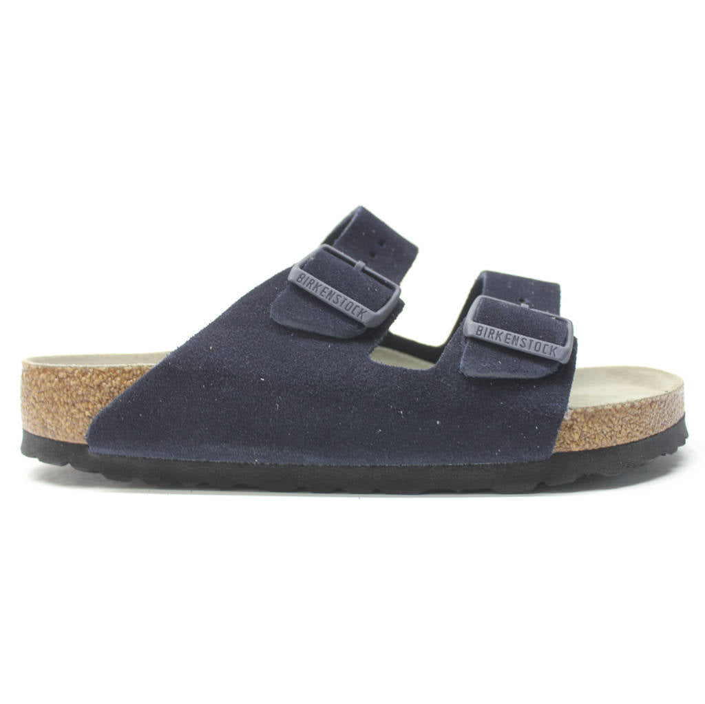 Birkenstock Arizona BS Suede Leather Unisex Sandals#color_midnight