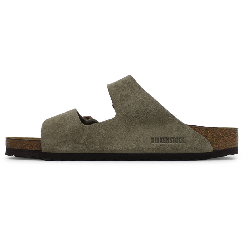 Birkenstock Arizona BS Suede Leather Unisex Sandals#color_taupe