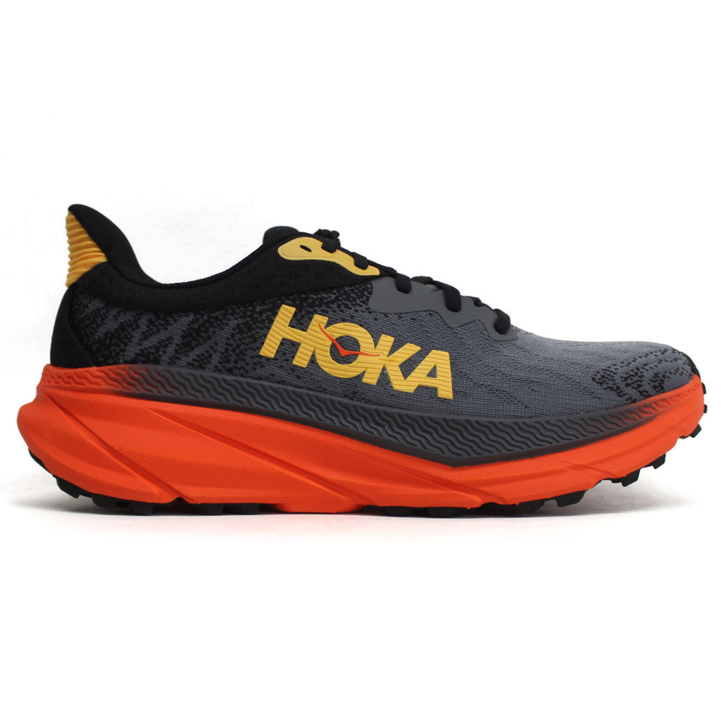 Hoka One One Challenger ATR 7 Textile Mens Trainers#color_castlerock flame