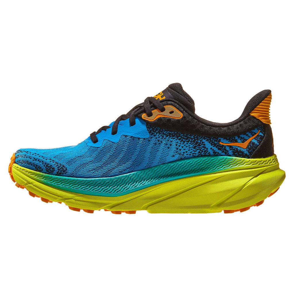 Hoka One One Challenger ATR 7 Textile Mens Trainers#color_diva blue evening primrose