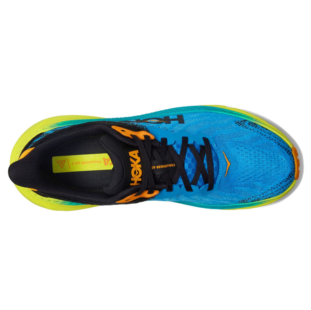 Hoka One One Challenger ATR 7 Textile Mens Trainers#color_diva blue evening primrose