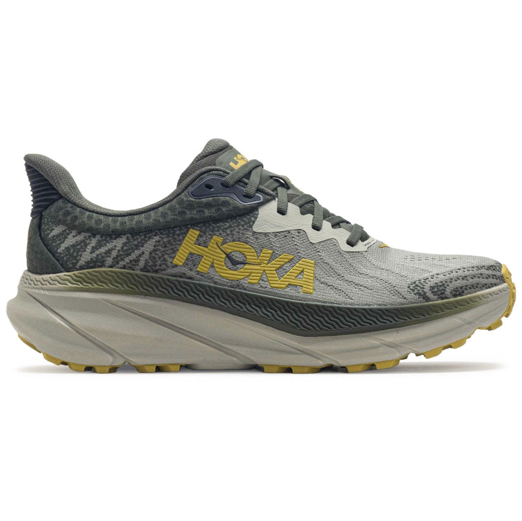 Hoka One One Challenger ATR 7 Textile Mens Trainers#color_olive haze forest cover