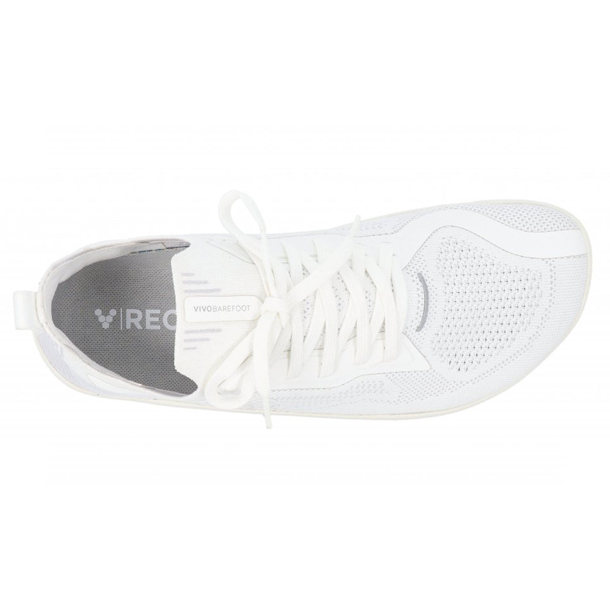 Vivobarefoot Primus Lite Knit 209304-05 Textile Womens Trainers - Bright White - 38#color_bright white