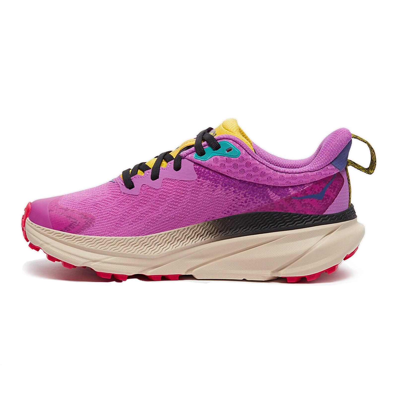 Hoka Challenger ATR 7 GTX Textile Synthetic Womens Trainers#color_superbloom oatmeal