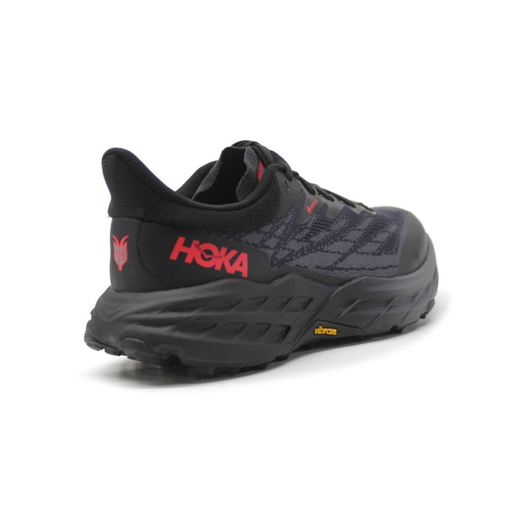 Hoka One One Speedgoat 5 GTX Textile Synthetic Womens Trainers#color_black black