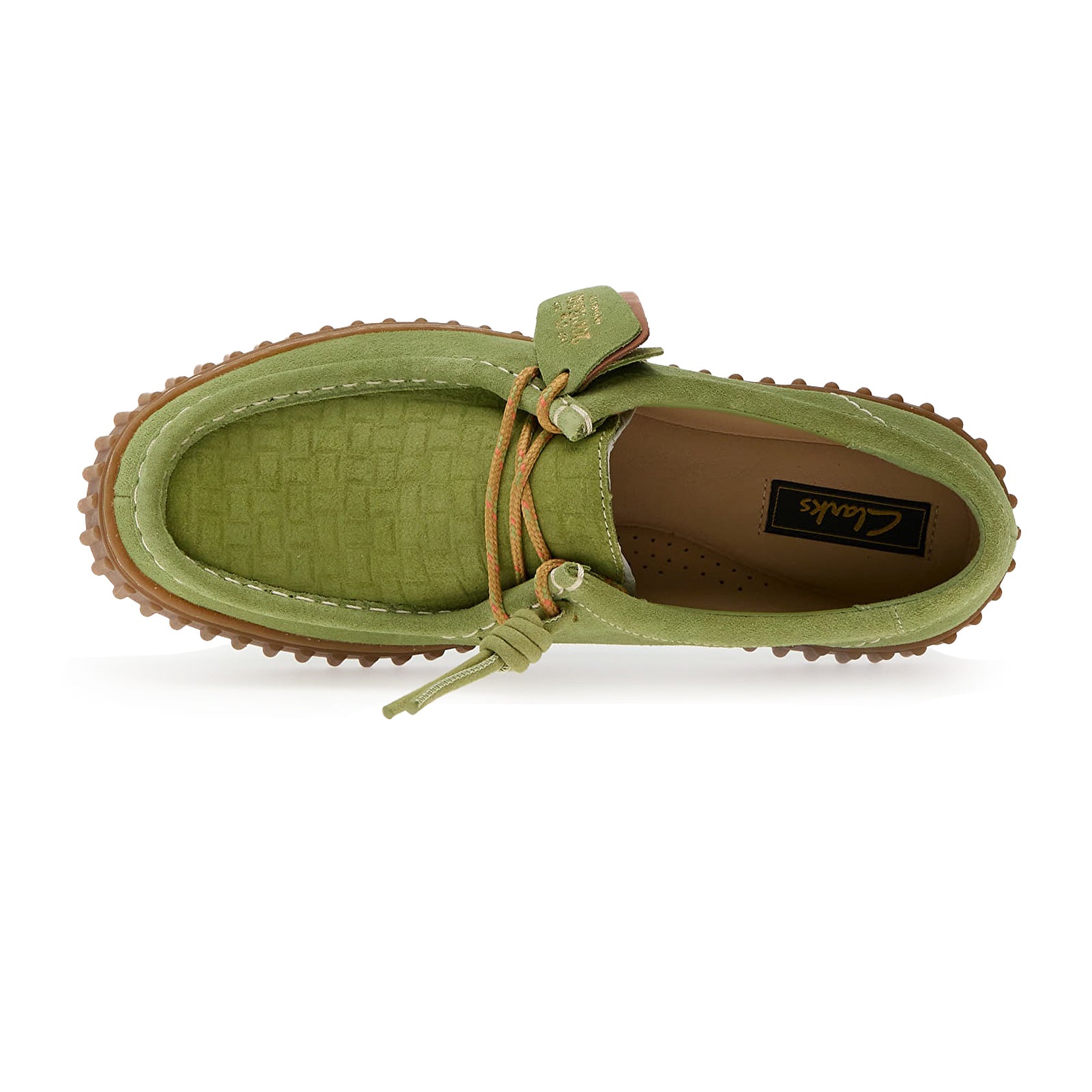 Clarks Torhill Bee Suede Womens Shoes#color_apple