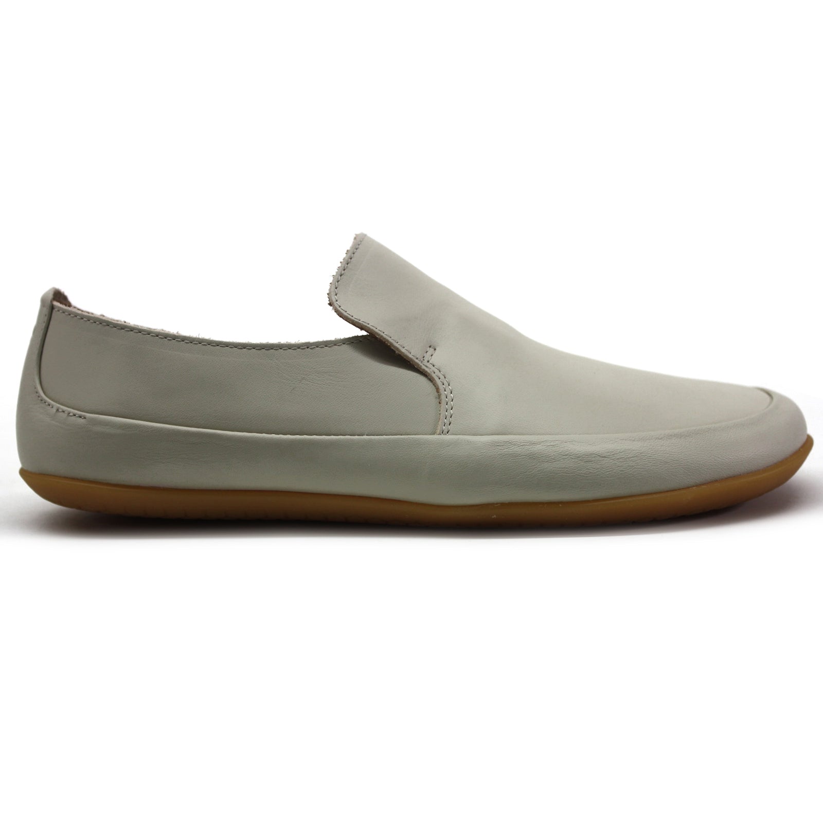 Vivobarefoot Opanka II 201224-03 Leather Womens Shoes - Limestone - 41#color_limestone