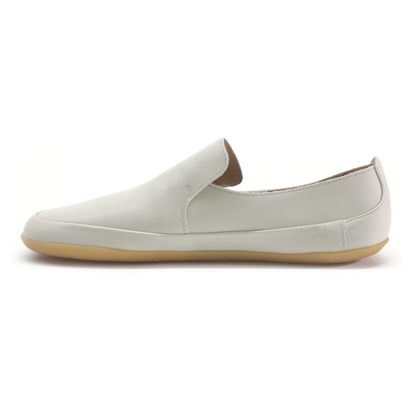 Vivobarefoot Opanka II 201224-03 Leather Womens Shoes - Limestone - 41#color_limestone