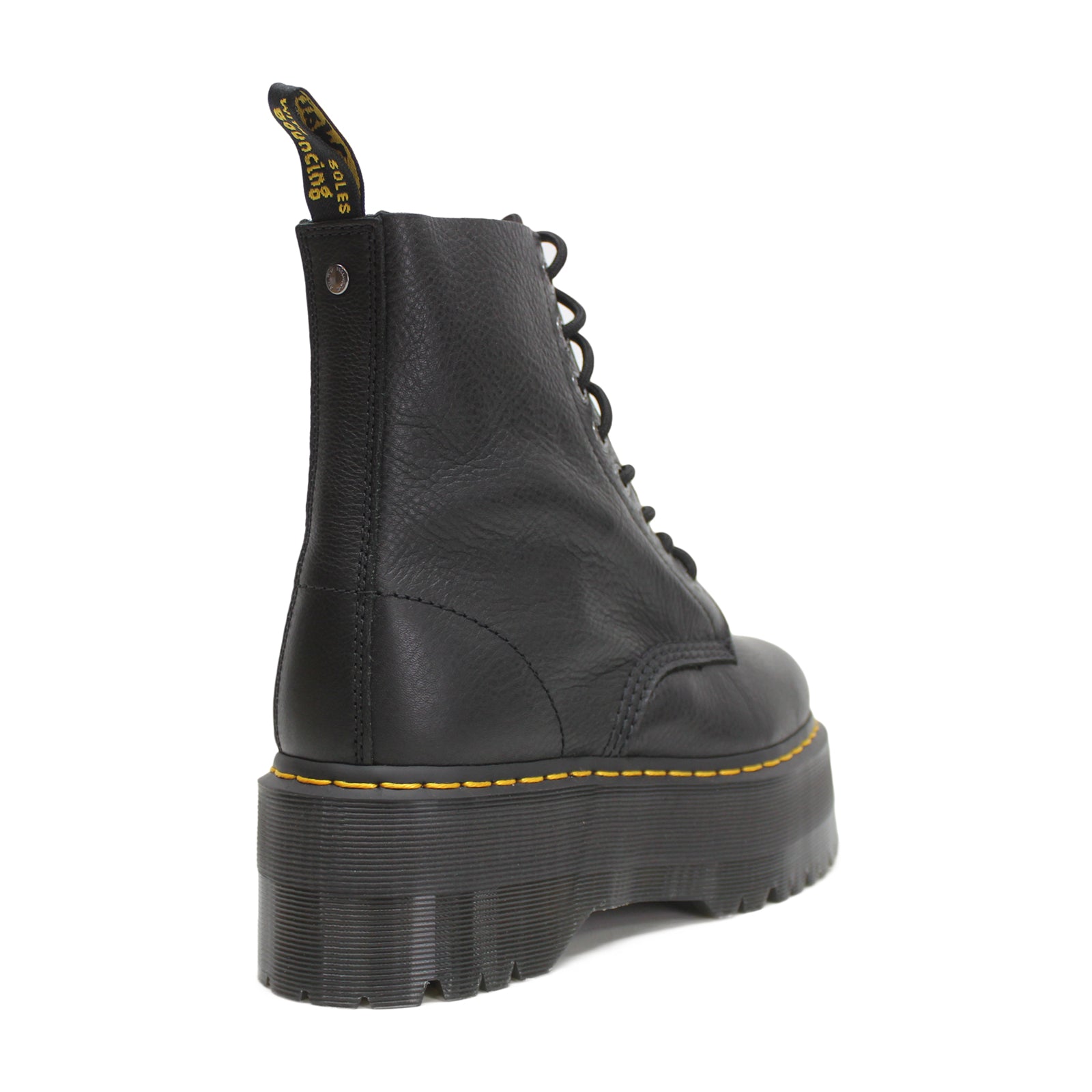 Dr. Martens 1460 Pascal Max 26925001 Pisa Leather Womens Boots - Black - 5#color_black