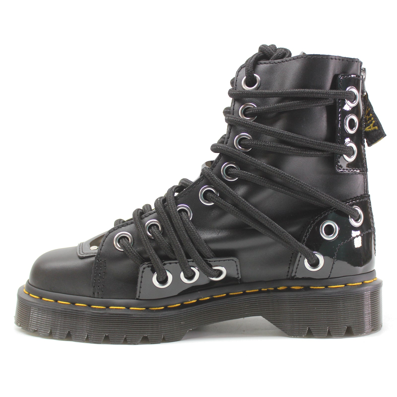 Dr. Martens Daria Bex 30797001 Leather Womens Boots - Black - 7#color_black