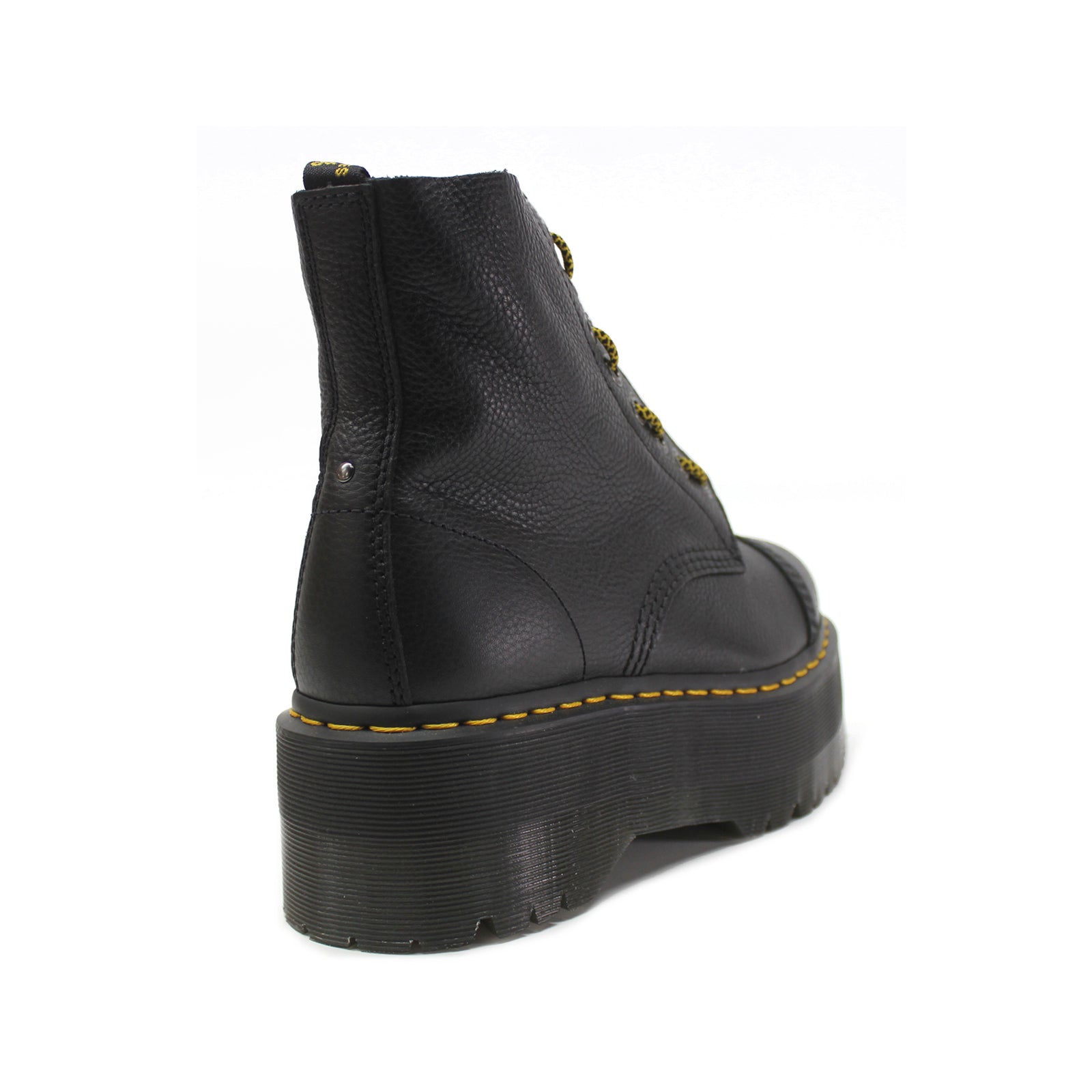 Dr. Martens Sinclair Max 27358001 Pisa Leather Womens Boots - Black - 6#color_black