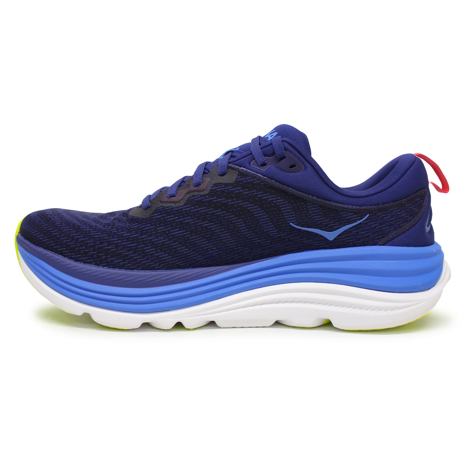 Hoka Gaviota 5 1127929-BBES Textile Synthetic Mens Trainers - Bellwether Blue Evening Sky - 7.5#color_bellwether blue evening sky