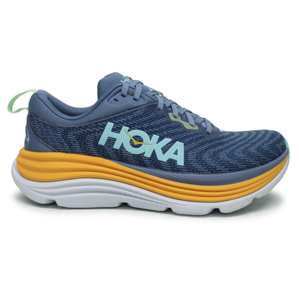 Hoka One One Gaviota 5 Textile Synthetic Mens Sneakers#color_Shadow Dusk