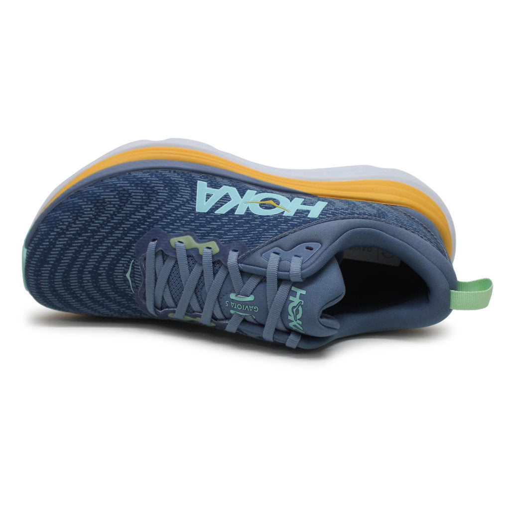 Hoka One One Gaviota 5 Textile Synthetic Mens Sneakers#color_Shadow Dusk