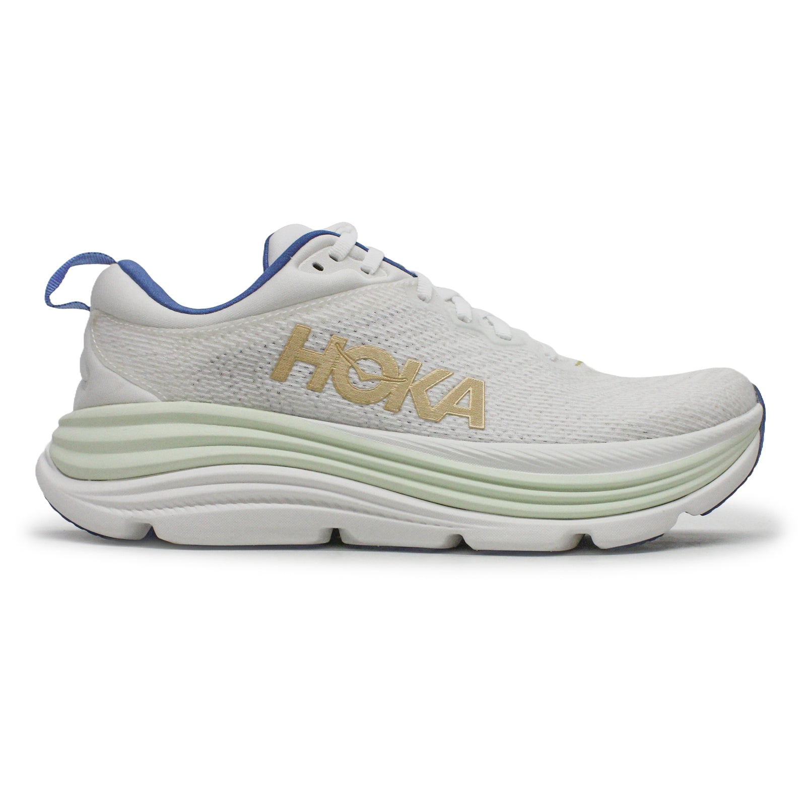 Hoka Gaviota 5 Textile Synthetic Mens Trainers#color_frost gold