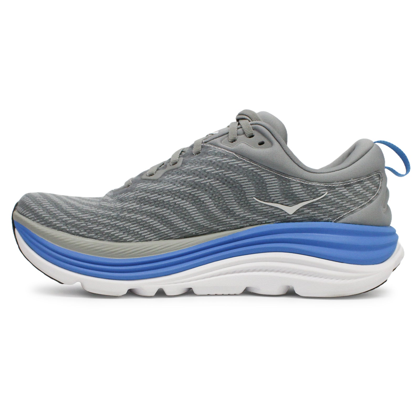 Hoka Gaviota 5 Textile Synthetic Mens Trainers#color_limestone diva blue