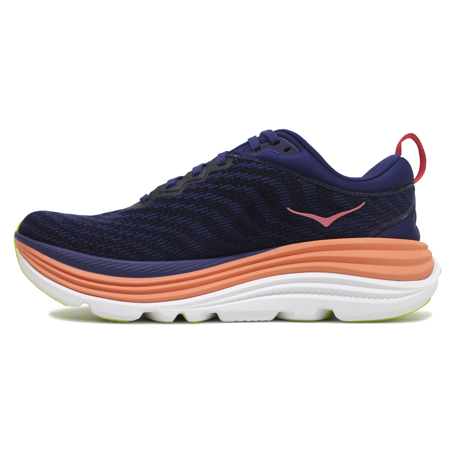 Hoka Gaviota 5 1134270-EVN Textile Synthetic Womens Trainers - Evening Sky Coral - W - 6#color_evening sky coral