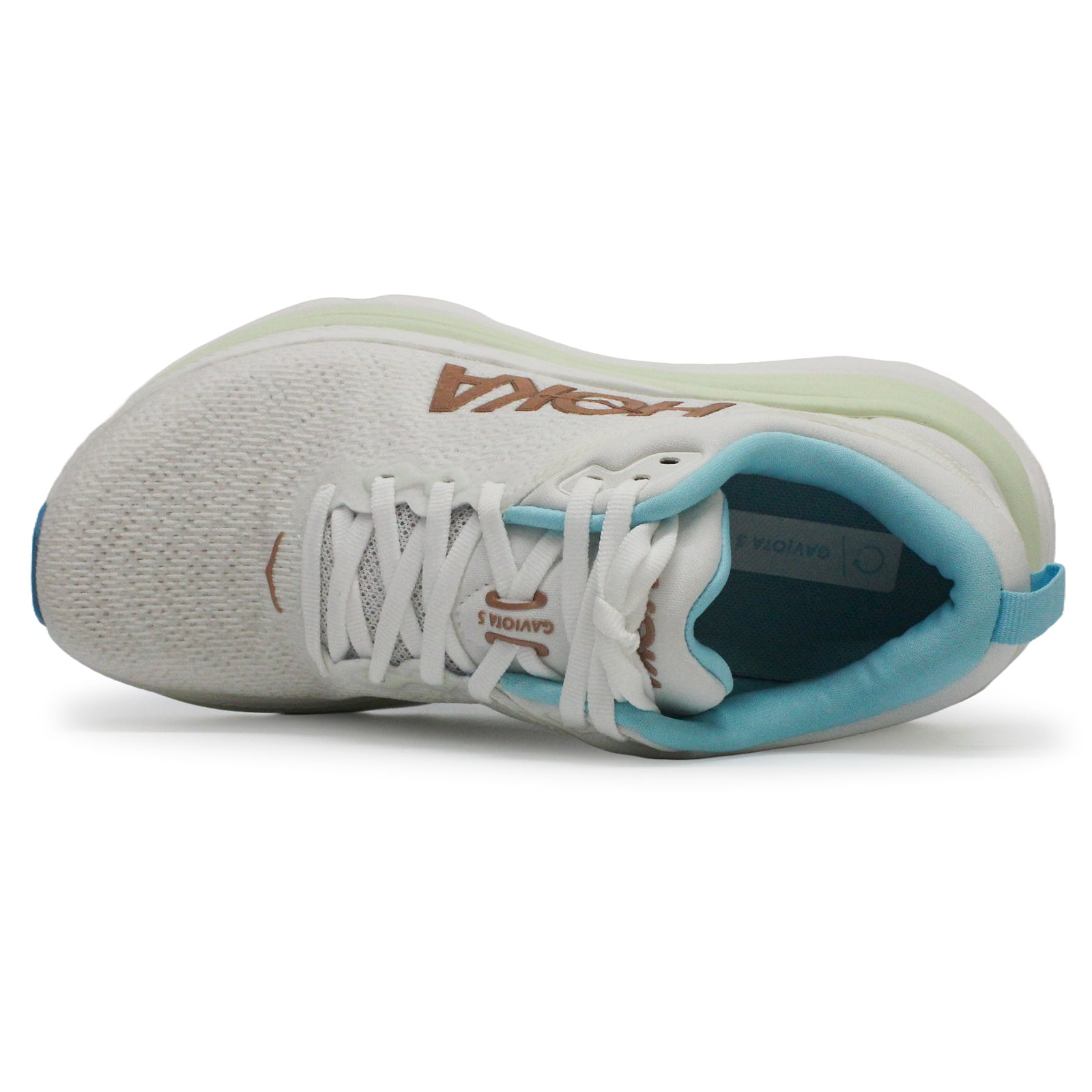 Hoka Gaviota 5 Textile Synthetic Womens Trainers#color_frost rose gold