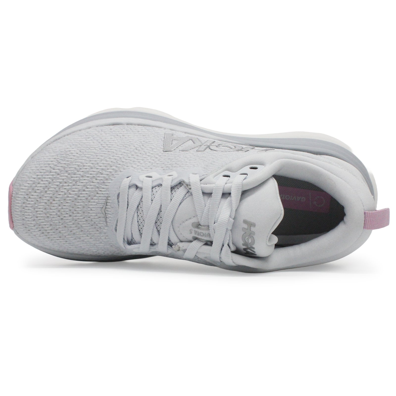 Hoka Gaviota 5 Textile Synthetic Womens Trainers#color_sea ice pink twilight