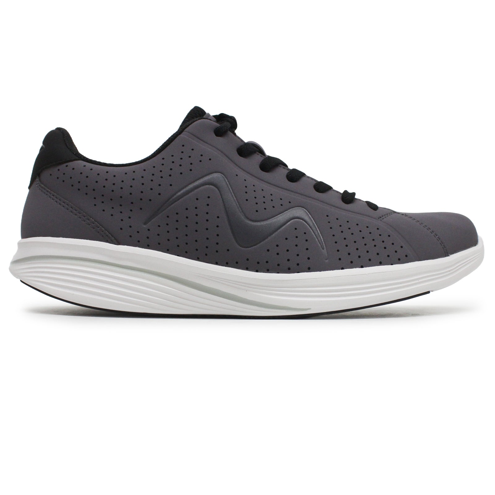 MBT M800 Synthetic Leather Mens Trainers#color_dark grey