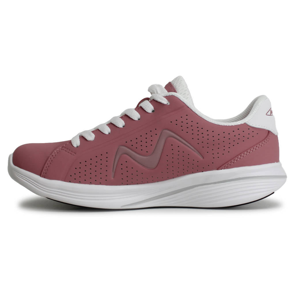 MBT M800 Synthetic Leather Womens Trainers#color_rose pink